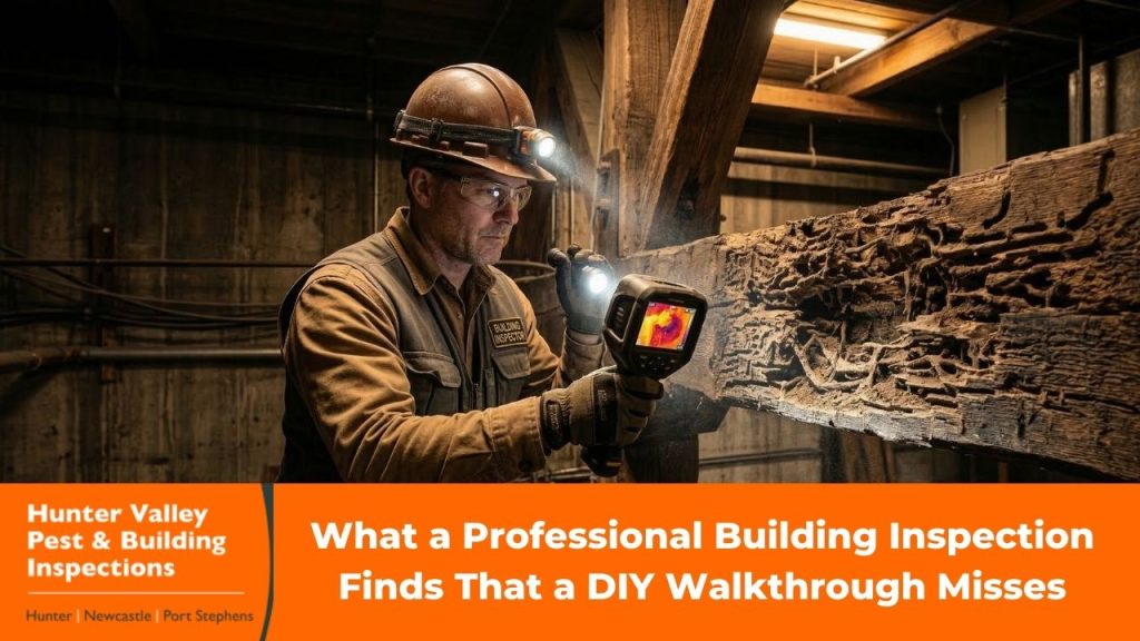 What a Professional Building Inspection Finds That a DIY Walkthrough Misses